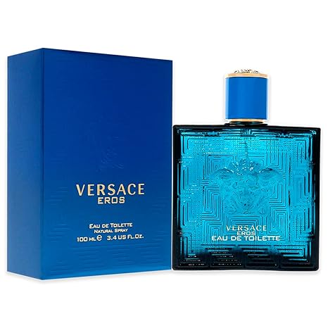 Versace Eros Eau de Toilette Spray for Men - 3.4 oz